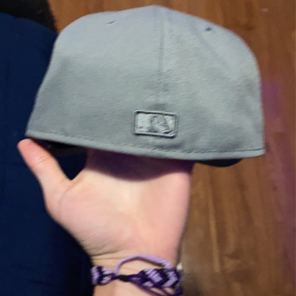 grey fitted mlb washington nationals hat 7/1/8 - Picture 3 of 3